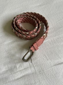Pink and gold belt