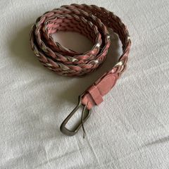 Pink and gold belt
