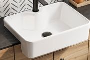 Hib semi recessed basin 48cm