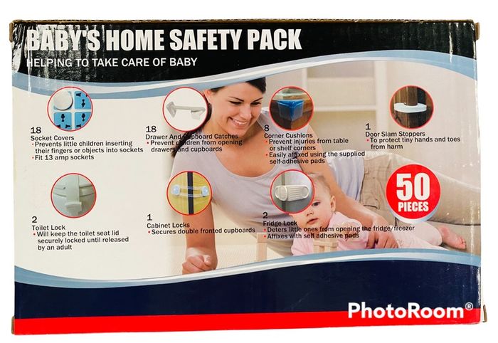 24 Sets - Babys Home Safety Pack - 50 Pieces Per Pack - Job Lot Clearance!