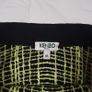 Kenzo Neon Yellow Lime Abstract Geometric Pencil Mini Skirt Size M Image 2