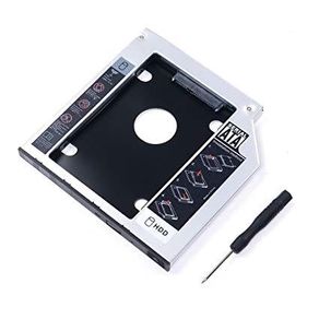 Universal 12.7mm SATA 2nd SSD HDD Hard Drive Caddy for DVD-ROM CD Optical Bay