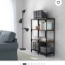 FJALLBO Shelving unit, black, 100x136 cm Image 3