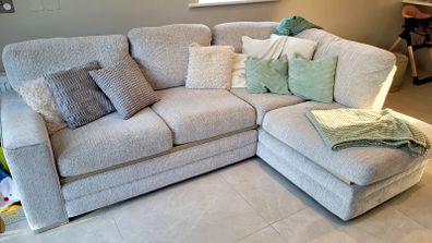Light Grey Corner Sofa