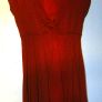 Red Dress, Max Studio, Sz L, Viscose, Knee-length Image 4