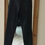 Mango Kids Black Coated Faux Leather Look Jeans - Size XS / Teen Image 2
