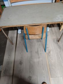 Primary school desk and chair