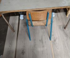 Primary school desk and chair