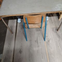Primary school desk and chair