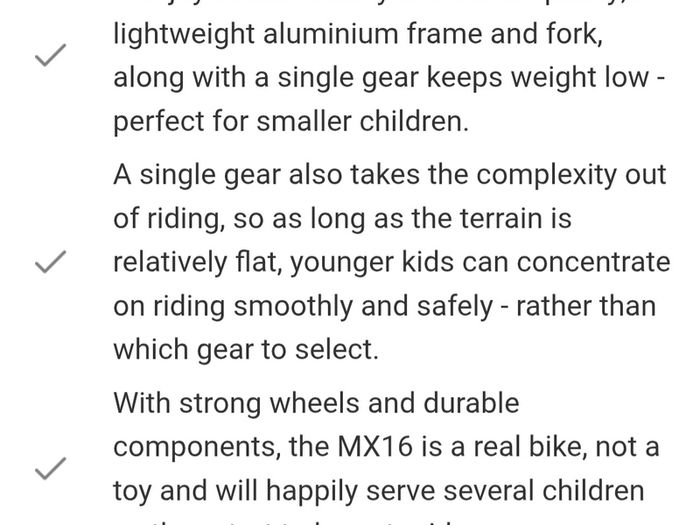 Ridgeback Melody 16inch Bicycle