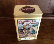 Cadbury's Vintage Choclate Tin Tea Caddy