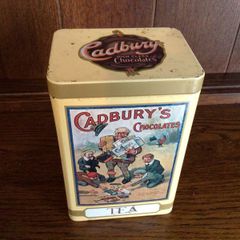 Cadbury's Vintage Choclate Tin Tea Caddy