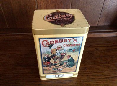 Cadbury's Vintage Choclate Tin Tea Caddy