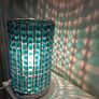 blue crystal table lamp Image 2