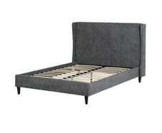 Grey Fabric Double Bed - Brand New