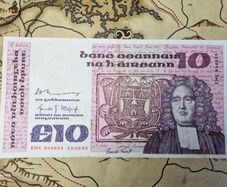 10 Pound B Series 13/10/81 Irish Note