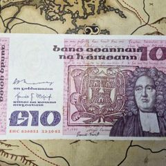 10 Pound B Series 13/10/81 Irish Note