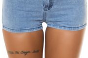 Highwaist Jeans Shorts Size Xs-s New