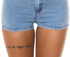Highwaist Jeans Shorts Size Xs-s New