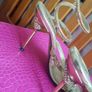 gold snake heels size 2-2,5 worn twice Image 3