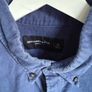 Abercrombie & Fitch logo oxford shirt in dark blue Image 6