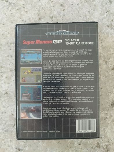 Super Monaco - Sega Megadrive