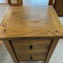 Bedside Locker x 2 Solid Wood Image 5