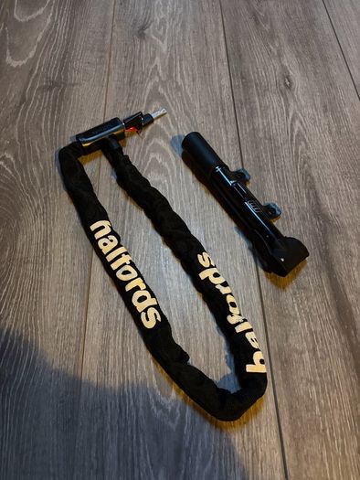 Bike Lock & Pump