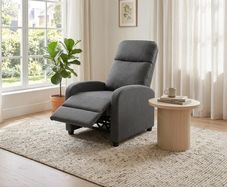 Ellie Grey Recliner Armchair Comfort, Style