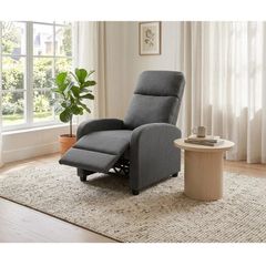Ellie Grey Recliner Armchair Comfort, Style