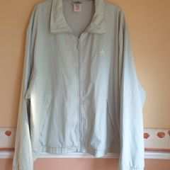 Vintage Adidas light windbreaker jacket beige Size 44/46  XXL