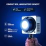 HB80C RGBWW LED Video Light with Built-in 72Wh Battery & 100W PD Fast Charging, 80W Mini RGB COB Continuous Output Lighting Bowens Mount Handheld Spotlight 2500K-7500K, 10400lux/m, 18 Effects Image 9