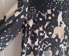 Next Dress in a black mix print