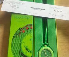 AP Swatch green with receipt