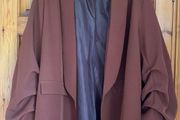 New brown oversize blazer sz 28/30