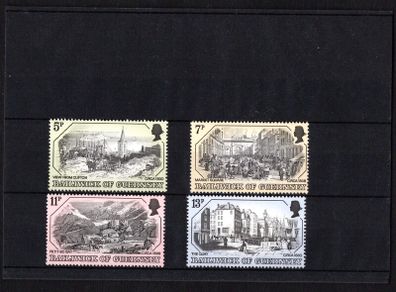 1978 Guernsey Old Guernsey Prints Commemorative Stamps Mint Never Hinged (MNH)