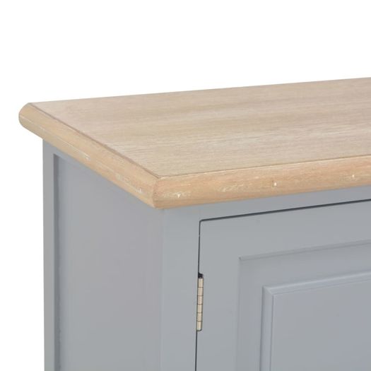 TV Cabinet Grey 90x30x40 cm Wood