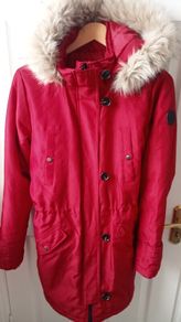 Vero Moda Red Parka Size EU XL