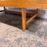 Mid Century Modern Seat Bank in Original Yellow Upholstery Image 3