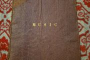 Vintage Piano Music Sheet
