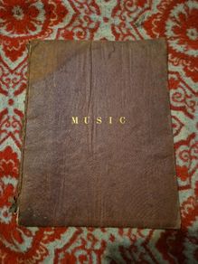 Vintage Piano Music Sheet