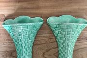 Vintage Burlington Ware Wall Vases