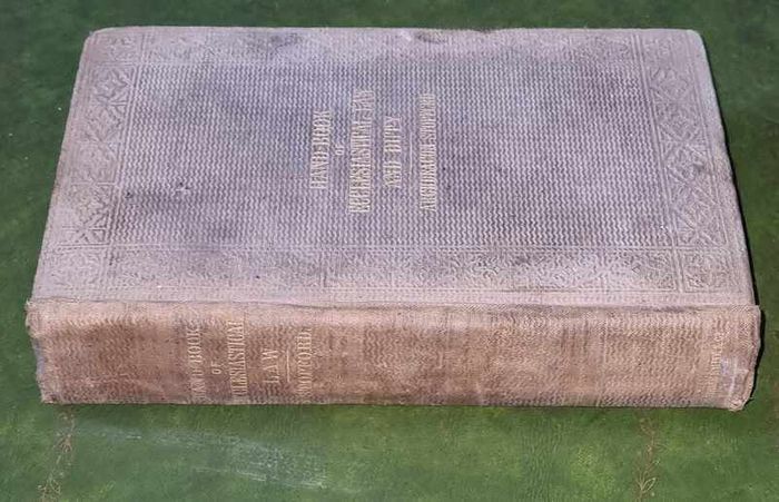 Rare 1861, Dublin: Hodges, Smith.  A Hand-Book of Ecclesiastical Law and Duty, for the Use of the Irish Clergy
