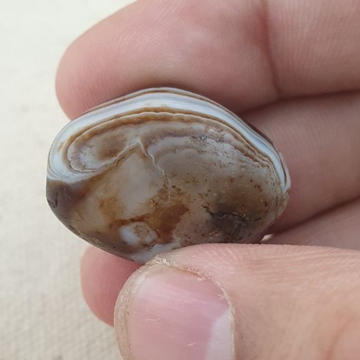 Natural Suliemani Eye Vintage Agate Bead Amulet