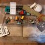 vintage sewing box and contents Image 5