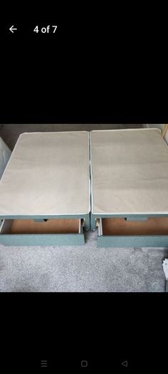 double Divan storage bed