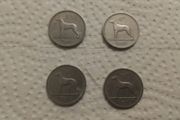 4. Irish Six Pence Coins.