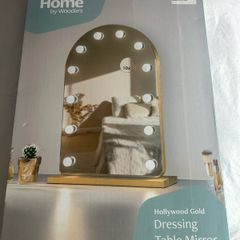 Hollywood Gold Dressing Table Mirror