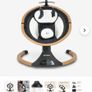 Electric Baby Bouncer Wood - Deryan Image 2