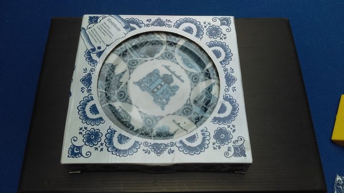 Amsterdam Plate - Delft Blue - Handmade.